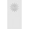 Ekena Millwork Standard Foster Flower Plinth Block With Square Edge, 3"W x 6"H x 1/2"P PBP030X060X050FOS09 - alternate 3